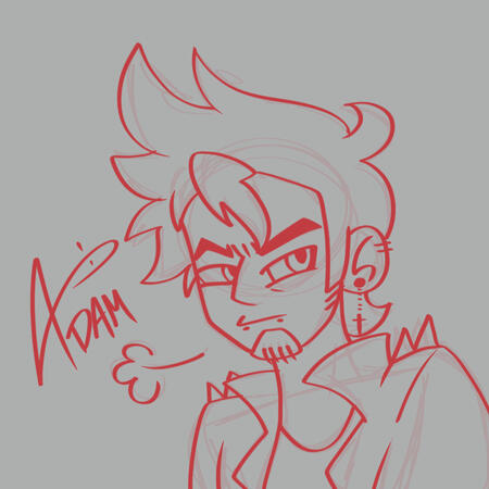 Modern Adam Sketch